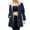 Blue, variant on LYXSSBYX Plus Size Winter Coats for Women Clearance Women's Comfy Stylish Stitching Long Sleeve Sweater Casual Long Cardigan Tops