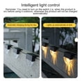 thumbnail image 4 of Luces solares impermeables Montaje en pared de valla Camino exterior Decorativo LED Jardín Conjunto de lámparas de porche delantero Accesorios para exteriores 6 piezas Methold HA009207-02B, 4 of 6