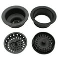 thumbnail image 2 of Westbrass COMBO PACK 3-1/2" Kitchen Sink and Waste Disposal Flange Strainers, Matte Black, 2 of 13