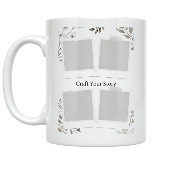Personalized Photo Collage Design - Family Memories - 11 oz Ceramic Coffee Mug