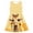 Yellow, variant on Dress for Girls , Summer Dress Girl,Adorable Cartoon Print Sleeveless Dress For Girls Casual Summer Play Outfit Kids Fashion Toddler Wear