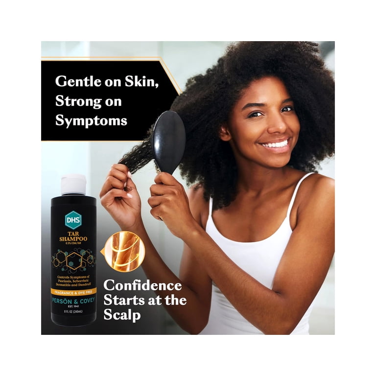 DHS Coal Tar Dandruff & Seborrheic Dermatitis Relief Shampoo 8 oz