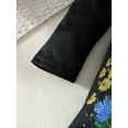 thumbnail image 6 of 2T Baby Girls Dress 3T Girls Long Sleeve Dress Flower Butterfly Print Toddler Girls Floral Dress Black, 6 of 7