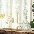 thumbnail image 2 of Efavormart 8" Tall Gold Wedding Centerpiece 3D Wire Letter Decoration For Wedding Party Decoration DIY Decoration Supplies - 4, 2 of 10