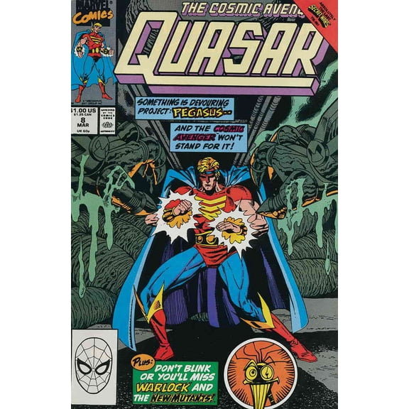 Quasar #8 VF ; Marvel Comic Book