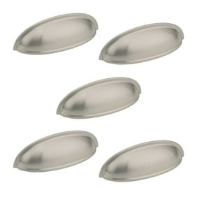 Southern Hills Brushed Nickel Cup Drawer Pulls 5 Inch Screw