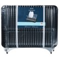 thumbnail image 2 of Real Home Innovations Folding Dish Rack Set, Chrome & Black, 2 of 2