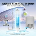 thumbnail image 5 of VEVOR 110V Commercial Ice Maker 300lbs/24h, 88lbs Bin, ETL Approved, Clear Cube, Advanced LCD Panel, SECOP Compressor, Air Cooled, Blue Light, Electric Water Drain Pump, Water Filter, 2Scoops, 5 of 9