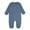 Blue, variant on Modern Moments by Gerber Baby Boy Long Sleeve Slouch Romper, Sizes 0/3 Months - 24 Months
