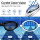 thumbnail image 2 of GPED Gafas de Natación 2 Pack Anti-vaho Impermeables Anti-UV Visión Clara Gafas de Natación de Silicona para Mujeres y Hombres Adultos, 2 of 8