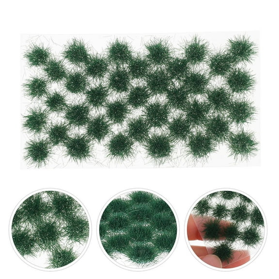 NIYANGLE 1 Set Fake Grass for Craft for Model Enthusiasts and Hobbyists 10.5X5.5CM