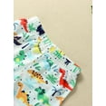 thumbnail image 6 of Wassery Toddler Boys Swimsuit Shorts Print Swim Trunks Bathing Suit Beach Swimming Shorts Beachwear with Swim Cap 2-6 Years, 6 of 8