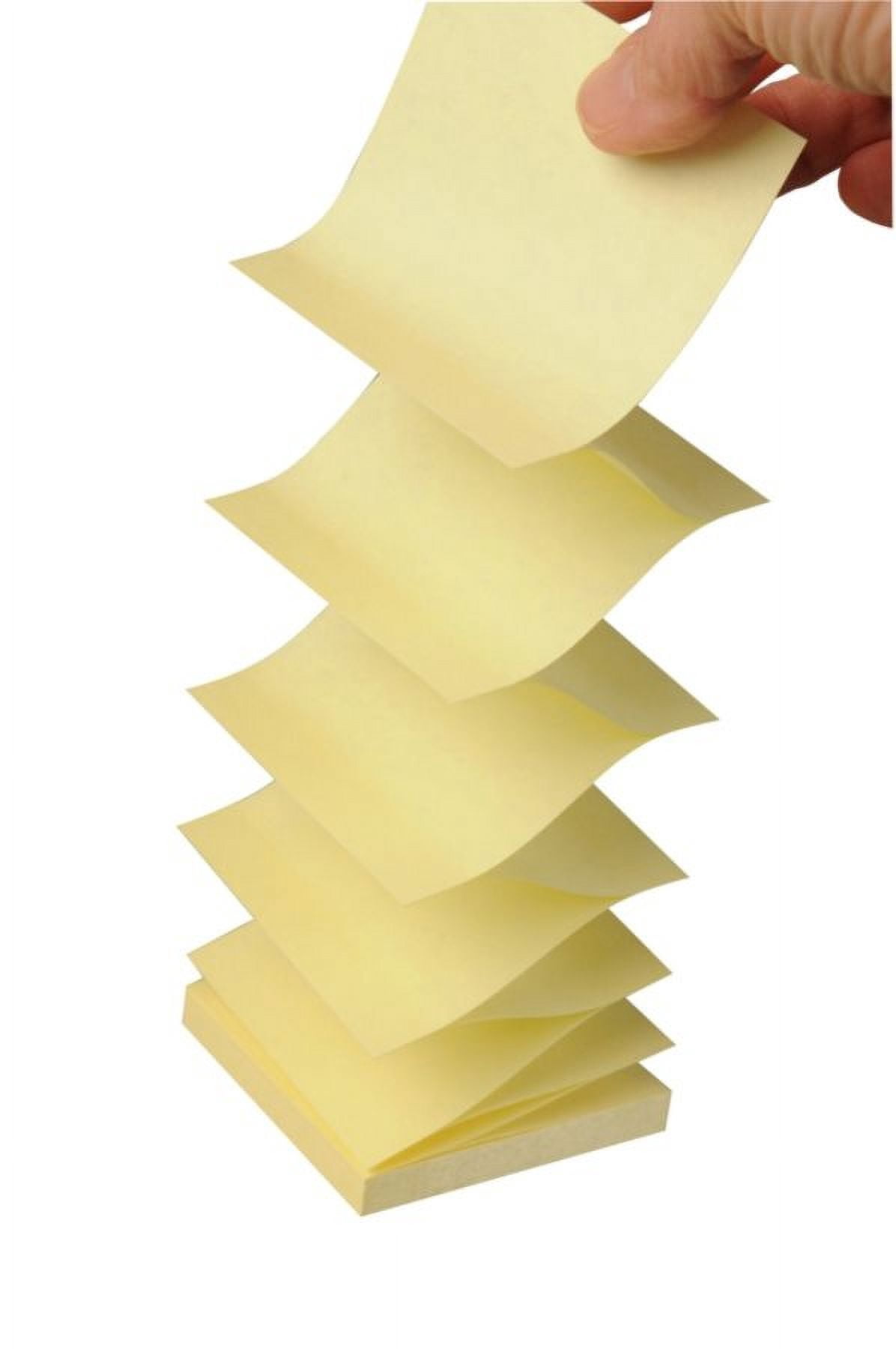 Post it® Pop up Notes, 3" x 3", Canary Yellow, Pack Of 12 Pads