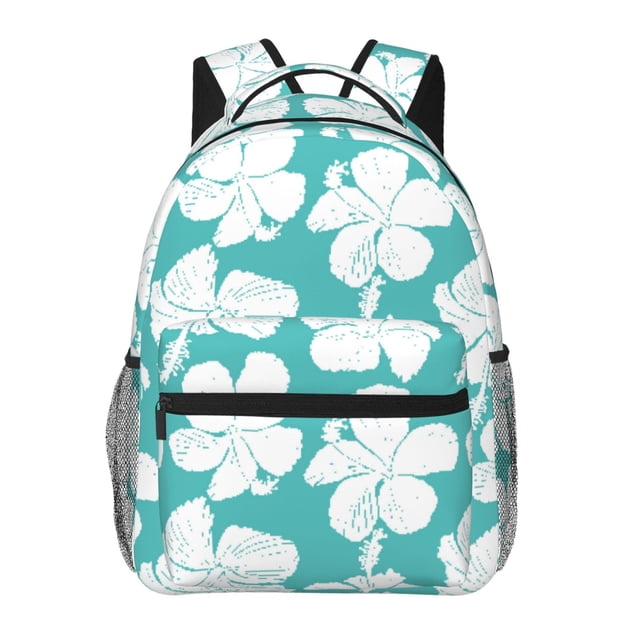 Disketp Vintage Floral Mochila Estampada para Hombre y Mujer – Mochila Ligera Clásica con Múltiples Bolsillos para Universidad, Trabajo y Viajes-One Size