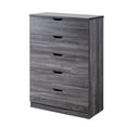 thumbnail image 3 of Semiocthome 5 Drawer Dresser Modern Storage Drawer Wood Organizer for Bedroom, Gary, Adult, 3 of 5