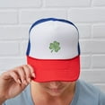 thumbnail image 6 of CafePress - Vintage Shamrock - Adjustable Unisex Printed Trucker Hat with Mesh Back, 6 of 10