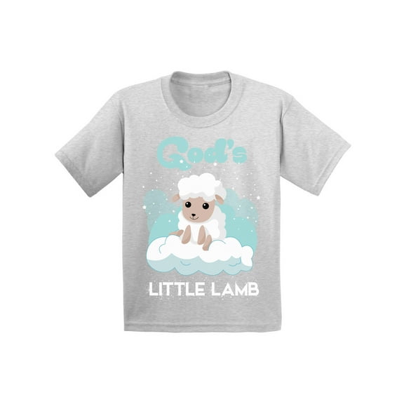 18 Months Boy Clothes - 6M 12M 18M 24M - God's Little Lamb T-shirt