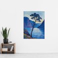 thumbnail image 4 of Artery8 Lone Tree on Loch Ness Scottish Highlands Lake Living Room Extra Large XL Wall Art Poster Print, 4 of 5