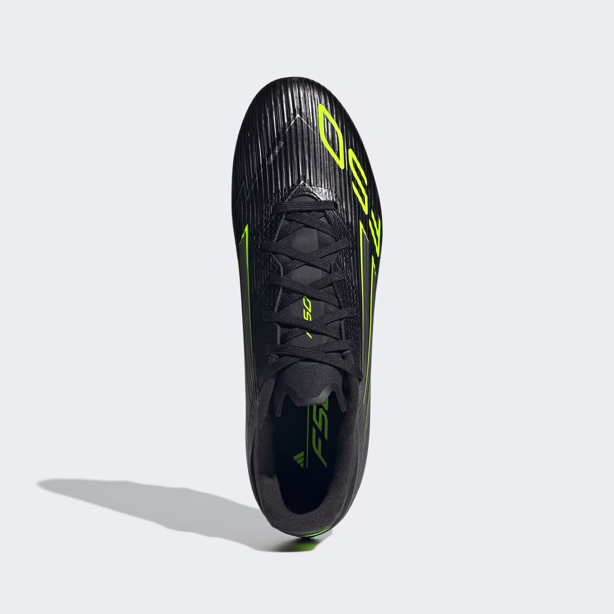 thumbnail image 4 of Tenis de Fútbol Adidas F50 League FG Hombre Negro Neón Profesional para Pasto Natural, 4 of 5