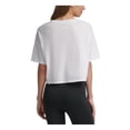 thumbnail image 2 of CALVIN KLEIN PERFORMANCE Womens White Logo Graphic Short Sleeve Crew Neck Crop Top XL, 2 of 2