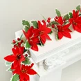 thumbnail image 2 of Guirnaldas navideñas con frutos rojos, coronas navideñas artificiales para el hogar, árbol de Navidad, escaleras, puerta, decoración de Navidad de Año Nuevo, 2 of 5