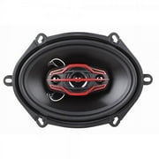 Dual Electronics DLS574 4-Way (6 x 8) or (5 x 7) inch Car Speakers with 160 Watt Power & 35mm Mylar Balanced Dome Midrange