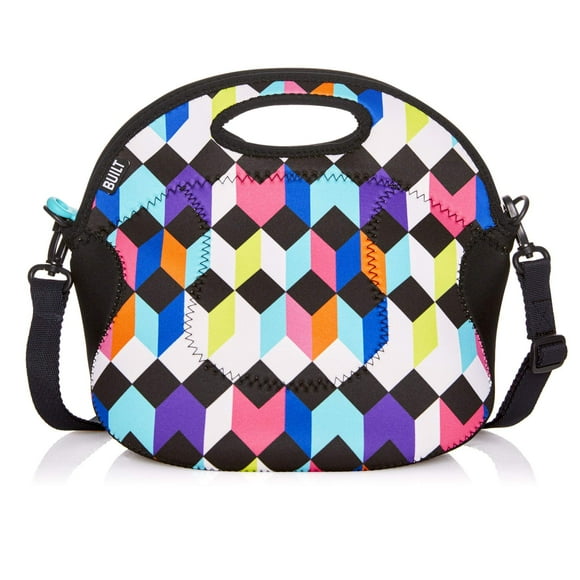 BUILT Sac à Lunch en Néoprène Relish Épicé avec Bandoulière Réglable Géométrique 5252304