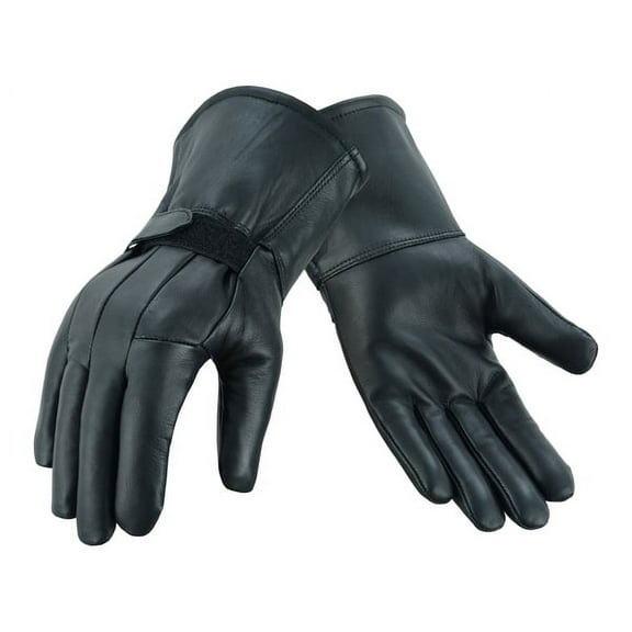 Daniel Smart Men’s Motorcycle Leather Gloves – Premium Deerskin Leather Motorcycle Glove with Insulated Liner and Extra Warmth