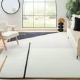 thumbnail image 2 of SAFAVIEH Fifth Avenue Dawa Abstract Area Rug, Ivory/Black, 7' x 7' Square, 2 of 8