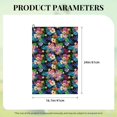 thumbnail image 4 of Kdxio Colorful Flowers Pattern Golf Towel (24" X 16") with Carabiner Clip - The Convenient Golf Cleaning Towel, 4 of 8