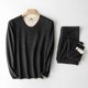 thumbnail image 1 of Mens Thermal Underwear Set Base Layer Fleece Lined Soft Top Bottom, 1 of 5