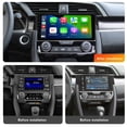 thumbnail image 3 of Estéreo de coche Biorunn Android 13 con CarPlay Honda Civic 2016-21, 3 of 9