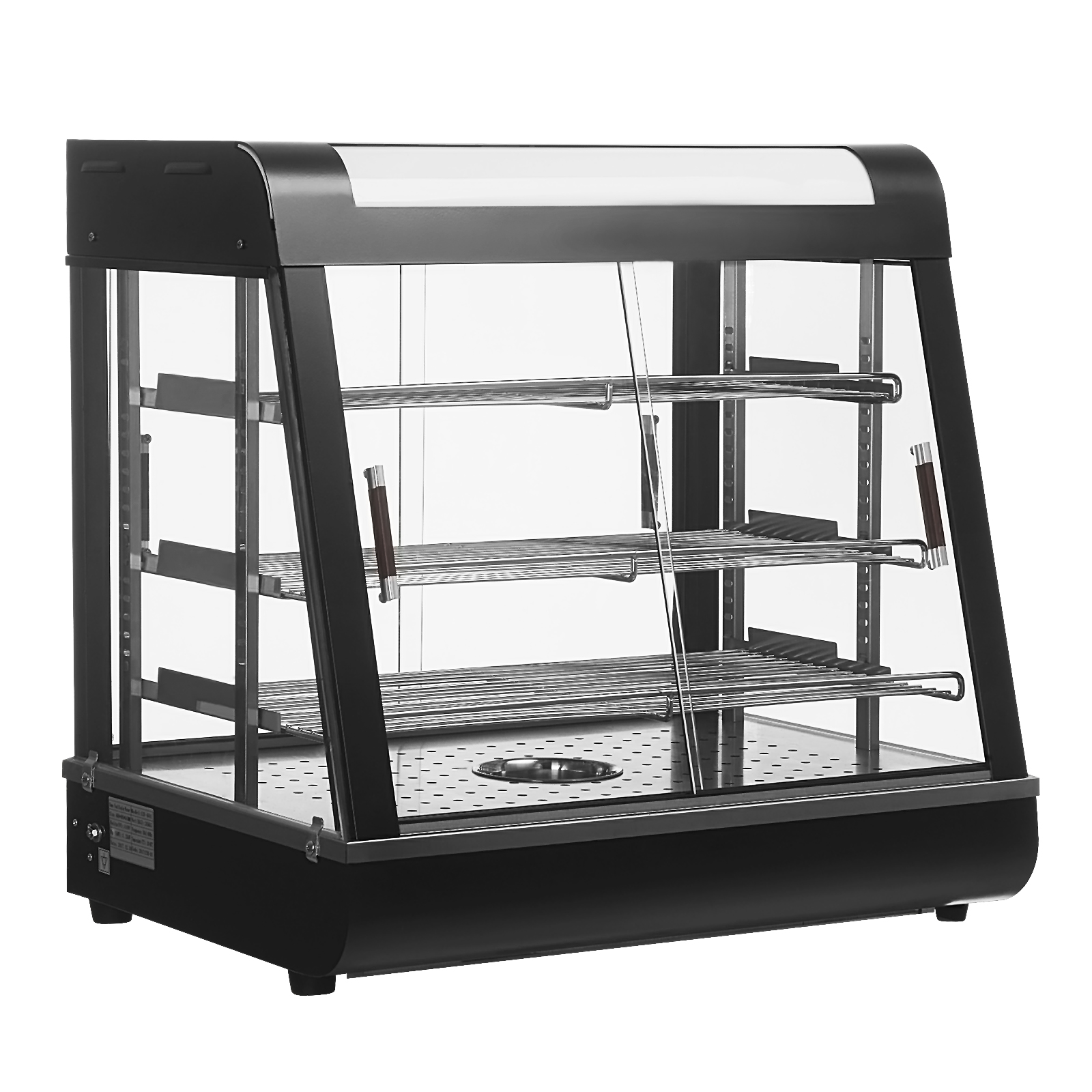 Uenjoy Food Warmer Display Case Restaurant Heated Cabinet