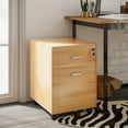 thumbnail image 2 of Vinsetto Locking 2 Drawer File Cabinet Rolling Filing Cabinet with Wheels, 2 of 10
