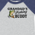 thumbnail image 4 of Inktastic Grandad's Fishing Buddy Boys Baby Bodysuit, 4 of 5