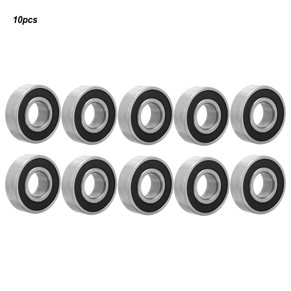 High Speed Deep Groove Radial Ball Bearing Roller Wheel Rubber Seal Bearings