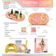 thumbnail image 3 of Enfriador Flotante Inflable POZA Oro Rosa con Confeti 99x58 cm, 3 of 8