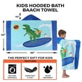 thumbnail image 2 of Toalla Bavilk Kids con capucha 127 x 76 cm, 100% algodón, 2 of 8