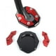 thumbnail image 4 of Almohadilla de soporte para pies de motocicleta de aleación de aluminio | Cojín de asiento antideslizante ampliado | Pedal universal para soporte lateral para motocicletas y bicicletas | Duradero y, 4 of 6