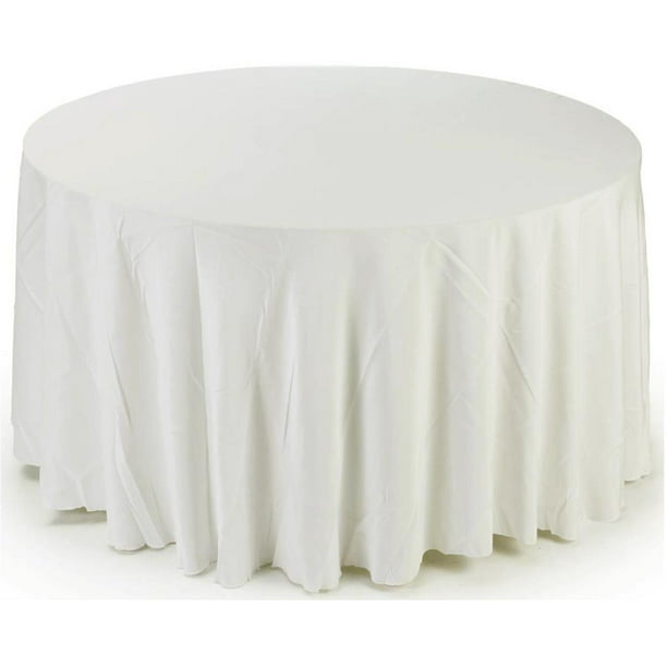 Round Fabric Table Cloth Cover 120, 120 Inch Round Table Cloth