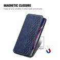 thumbnail image 6 of Compatible for OnePlus 9 Pro Wallet Case, Embossed Pattern PU Leather Magnetic Suction Flip Cover with Credit Card Holder Kickstand Anti-Scratch Shockproof Case for OnePlus 9 Pro, Blue, 6 of 9