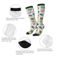 thumbnail image 6 of Balery Playing Video Games Fun Novelty Socks Men'S Women'S Crew Socks Funny Crazy Novelty Socks Quirky And Cool Socks, 6 of 9