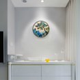 thumbnail image 5 of Yayeee Wall Clock Battery Operated 9.5" Silent Quartz Non-Ticking for Living Room Decor, Large Pine Tree, 5 of 8