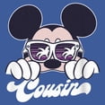 thumbnail image 2 of Women's Mickey & Friends Cool Summer Cousin Racerback Tank Top, 2 of 4