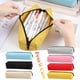thumbnail image 1 of Bolsa grande para estuche de lápices para estudiantes | Organizador lindo de algodón para bolígrafos | Almacenamiento transparente con cremallera para útiles escolares | Bolsa para papelería y, 1 of 2
