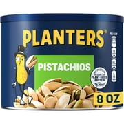 PLANTERS In-Shell Pistachios, Party Snacks, Plant-Based Protein, 8 oz Can