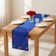 thumbnail image 5 of Juego de camino de mesa patriótico del 4 de julio - Ropa decorativa decorativa del Día de la Independencia, decoración de mesa estilo bandera americana, decoración festiva para fiestas en casa, 5 of 7