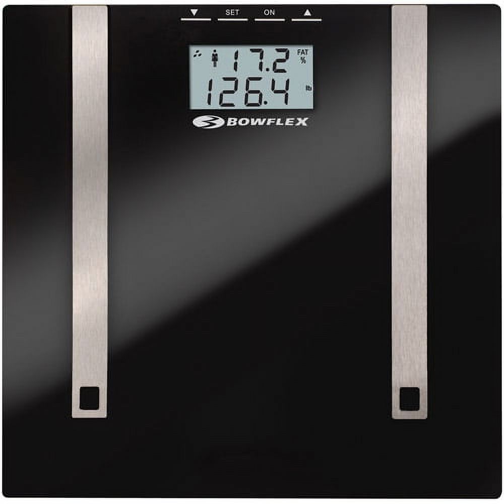 Bowflex 57284072FBOW Electronic Body Fat & Body Water Bath Scale, Black Glass Platform - image 2 of 6