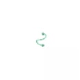 thumbnail image 6 of HOOUN 1pc S-shaped Lip Ring Eyebrow Stud Stainless Steel Spiral Twisted Nose Ring-7, 6 of 9