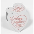 thumbnail image 2 of Inkdotpot Pack Of 50 Real Rose Gold Foil Paper Tags Happy Valentine's Day Valentine Favor Hang Tags, 2 of 6